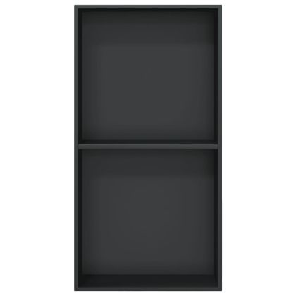 Душ ниша, матово черно, 32x62x9 см, неръждаема стомана