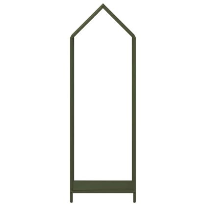 Стойка за дърва за огрев маслиненозелена