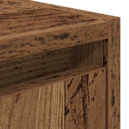 Нощни шкафчета за стенен монтаж, 2 бр, старо дърво, 38x34x40 см