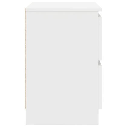 ТВ шкаф, бял, 40x35x54 см, инженерно дърво