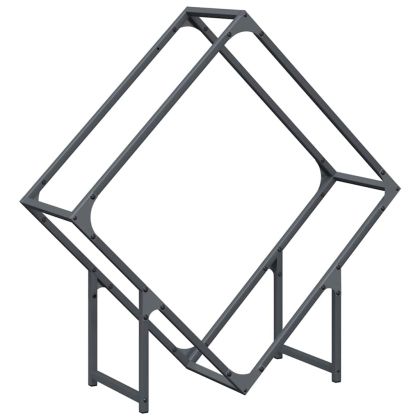 Стойка за дърва за огрев Антрацит Студено валцувана стомана