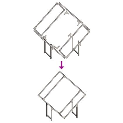 Стойка за дърва за огрев Антрацит Студено валцувана стомана