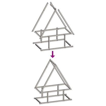 Стойка за дърва за огрев маслиненозелена 50x25x60 см
