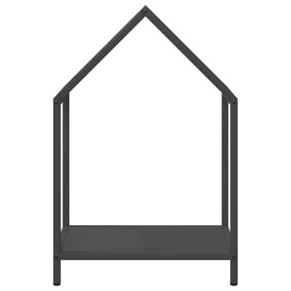 Стойка за дърва, черна, 40x25x60 см, студеновалцувана стомана