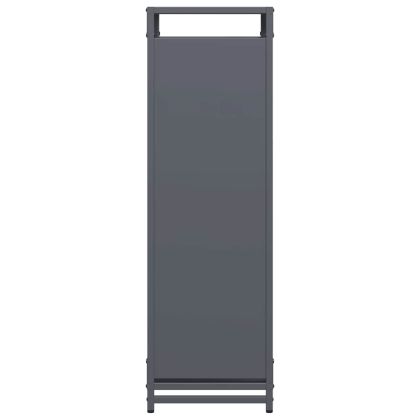 Стелаж за дърва за огрев Антрацит Студено валцувана стомана