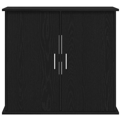 Стойка за аквариум, черен дъб, 81x36x73 см, инженерно дърво