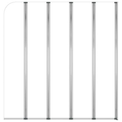 Душ кабина, 120x140 см, закалено стъкло, прозрачна