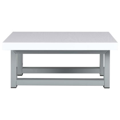 Комплект мебели за баня от две части, керамика, бял