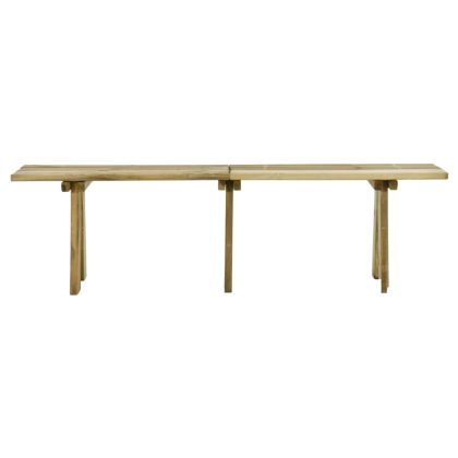 Градинска пейка, 160 см, импрегнирано борово дърво масив