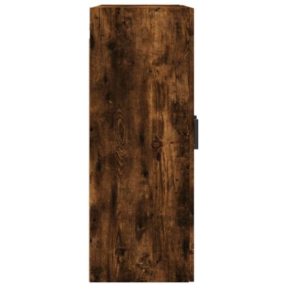 Стенен шкаф опушен дъб 69,5x34x90 см