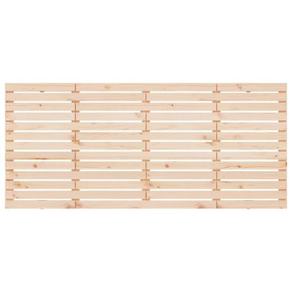 Стенна табла за спалня, 206x3x91,5 см, борово дърво масив