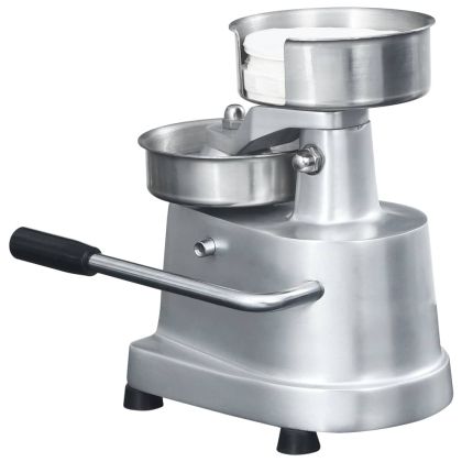 Машина преса за хамбургери 500 хартиени подложки алуминий 13 см