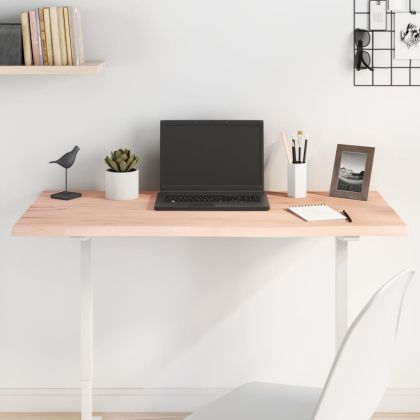 Плот за маса, 100x40x2 см, необработен масивен дъб