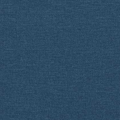 Пейка с възглавници, синя, 113x64,5x75,5 см, плат