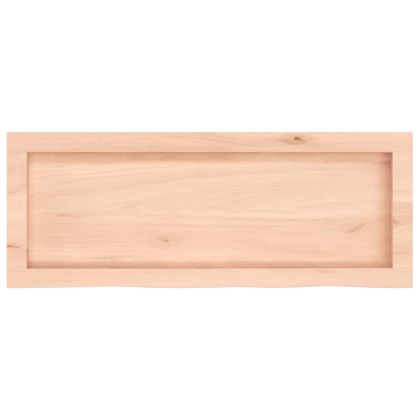 Плот за баня 80x30x(2-4) см необработено масивно дърво