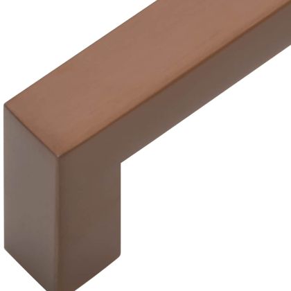 Дръжки за шкафове, 5 бр, бронз, 480 мм, неръждаема стомана