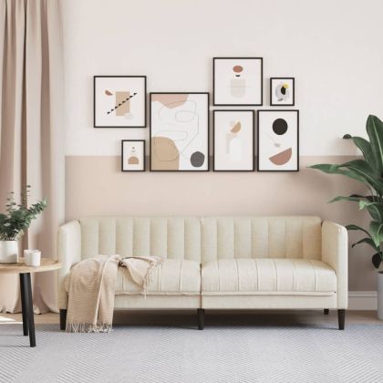 Диван 2-местен лен