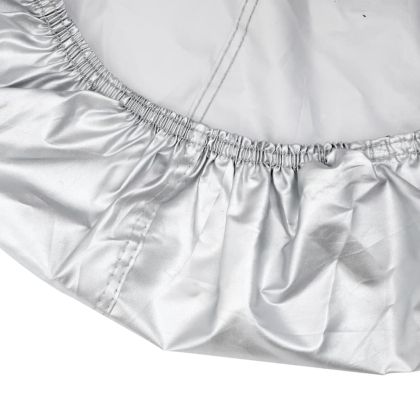 Покривало за кола SUV против градушка цяло L сиво и сребристо