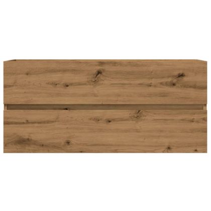 Шкаф за мивка, дъб артизан, 100x38,5x45 см, инженерно дърво