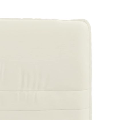 Трапезен стол, кремав, кадифе