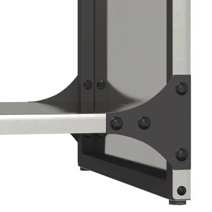 Стойка за дърва за огрев, 40x30x80 см, неръждаема стомана