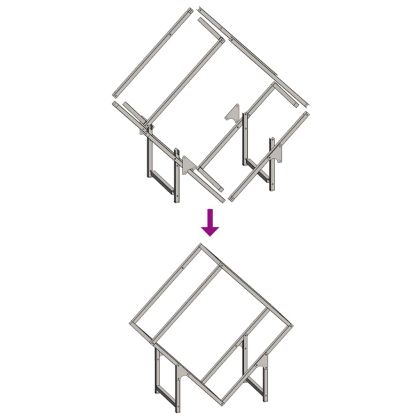 Стойка за дърва за огрев Olive Green Студено валцувана стомана