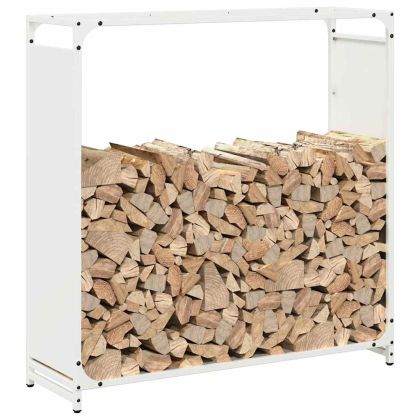 Стойка за дърва за огрев бяла Студено валцувана стомана