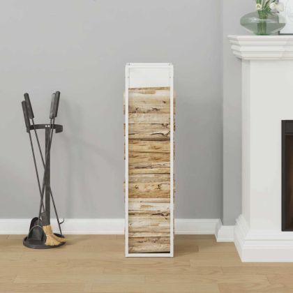 Стойка за дърва за огрев бяла Студено валцувана стомана