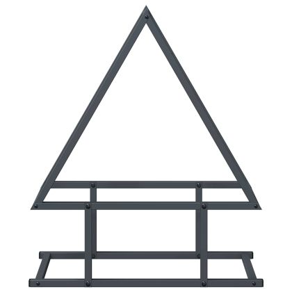 Стойка за дърва за огрев Антрацит Студено валцувана стомана