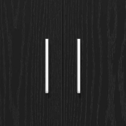 Стойка за аквариум, черен дъб, 81x36x73 см, инженерно дърво