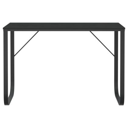 Компютърно бюро, черно, 110x60x73 см, ПДЧ