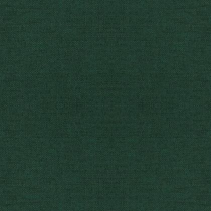 Табуретка с дървени крака, тъмнозелена, текстил