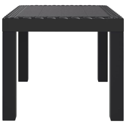 Градинска маса, антрацит, 59x47x40 см, PP