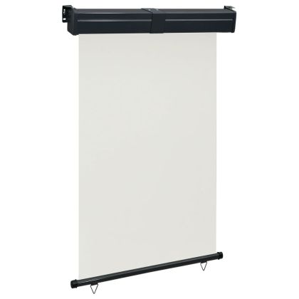 Вертикална тента за балкон, 125x250 см, кремава