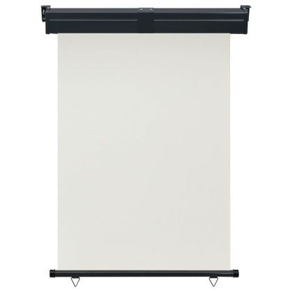 Вертикална тента за балкон, 125x250 см, кремава