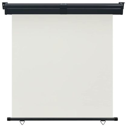 Вертикална тента за балкон, 165x250 см, кремава