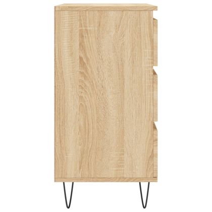 Сайдборд, дъб сонома, 60x35x70 см, инженерно дърво