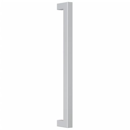 Дръжки за шкафове, 10 бр, сребристи, 224 мм, неръждаема стомана