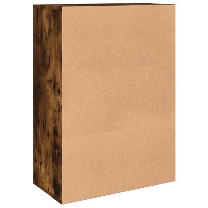 Сайдборд, опушен дъб, 60x31x84 см, инженерно дърво