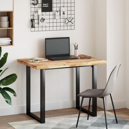 Плот за маса, правоъгълен, 80x70x4 см, акация масив