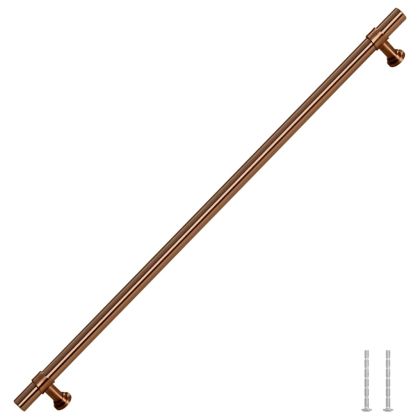 Дръжки за шкафове, 5 бр, бронз, 320 мм, неръждаема стомана