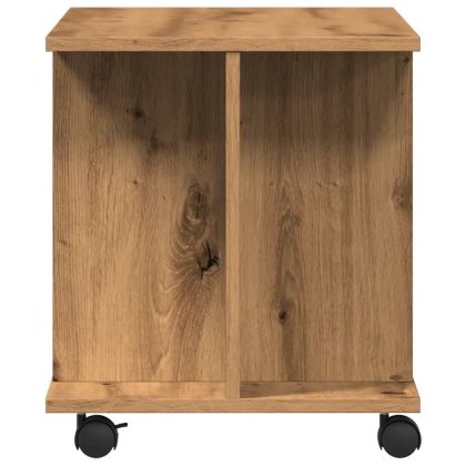 ТВ шкаф с колелца Дъб Artisan 80x40x45 cm Инженерна дървесина