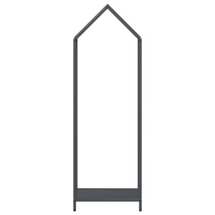 Стелаж за дърва за огрев Антрацит Студено валцувана стомана