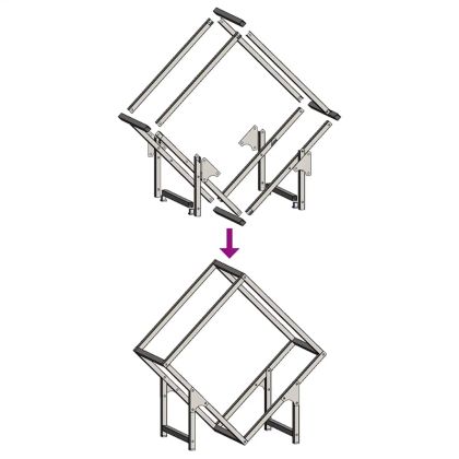 Стойка за дърва за огрев маслиненозелена 50x25x50 см