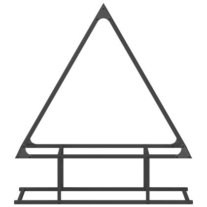 Стойка за дърва за огрев черна Студено валцувана стомана