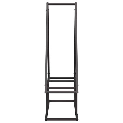 Стойка за дърва за огрев черна Студено валцувана стомана