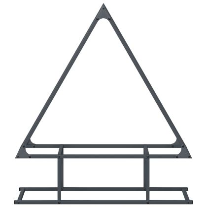 Стелаж за дърва за огрев Антрацит Студено валцувана стомана