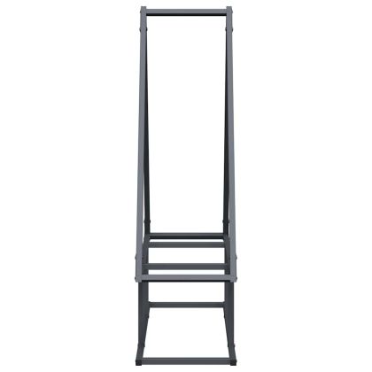 Стелаж за дърва за огрев Антрацит Студено валцувана стомана