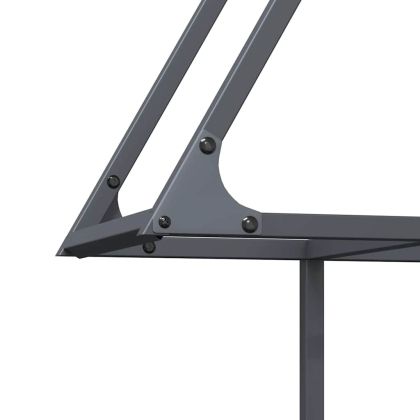 Стелаж за дърва за огрев Антрацит Студено валцувана стомана