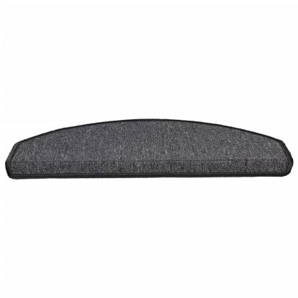 Изтривалки за стълби, 15 бр., 65x24x4 см, антрацит, полукръгли, големи